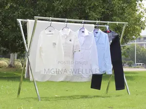 150cm Stainless Steel Foldable Clothes Drying Rack Stand