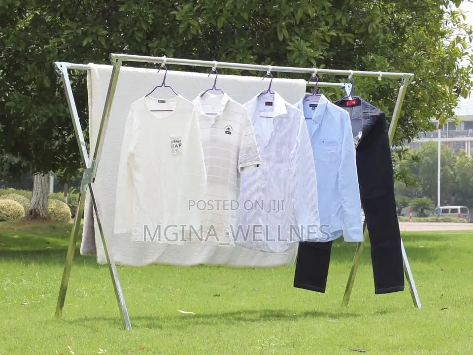 150cm Stainless Steel Foldable Clothes Drying Rack Stand