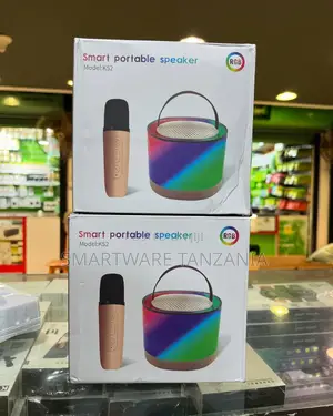 Bluetooth Speaker With Wireless Karaoke Mic, 8hrs Playtime