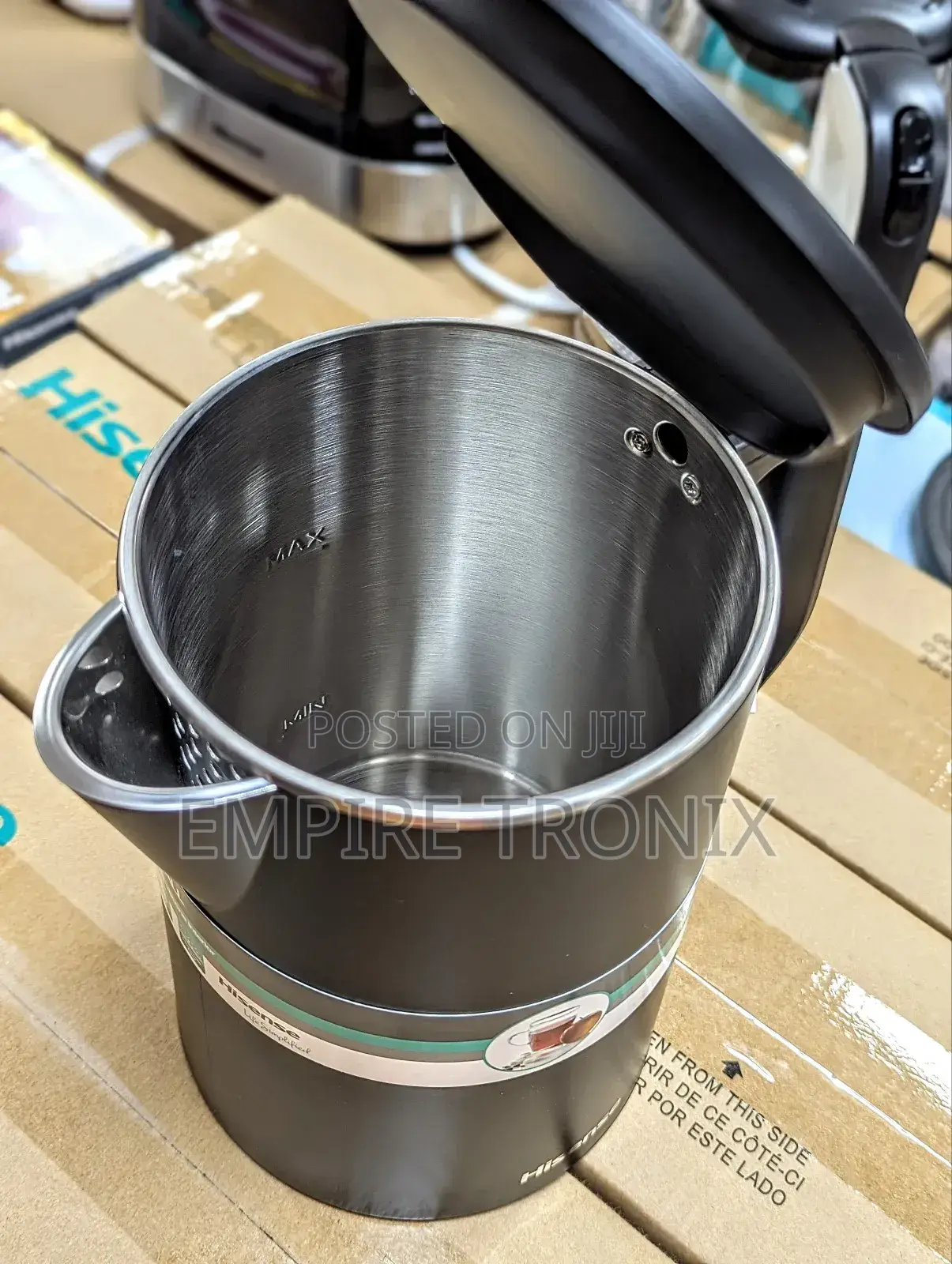 Hisense 1.5l Electric Kettle Black Hk15dwbk