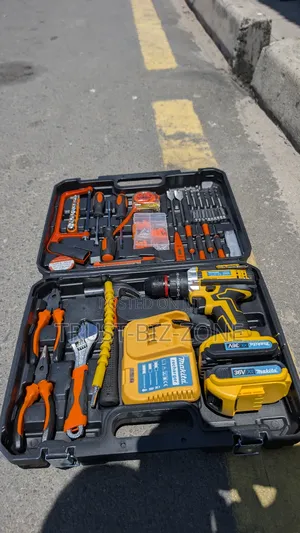 Drilll Tools Box Mashine 2battery Rechargeable