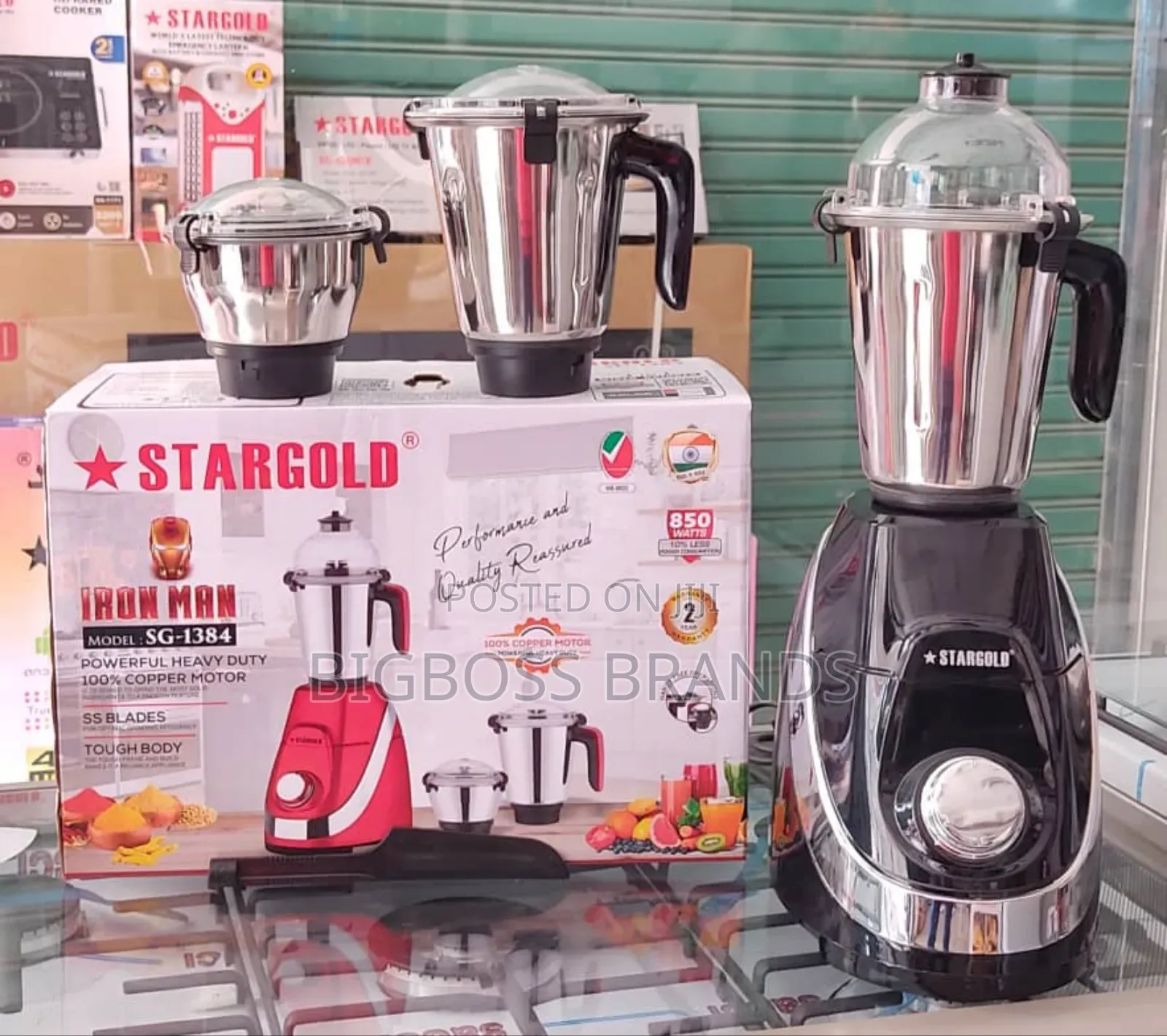 Stargold Mixer Powerful Heavy Duty 100% Cooper Motor