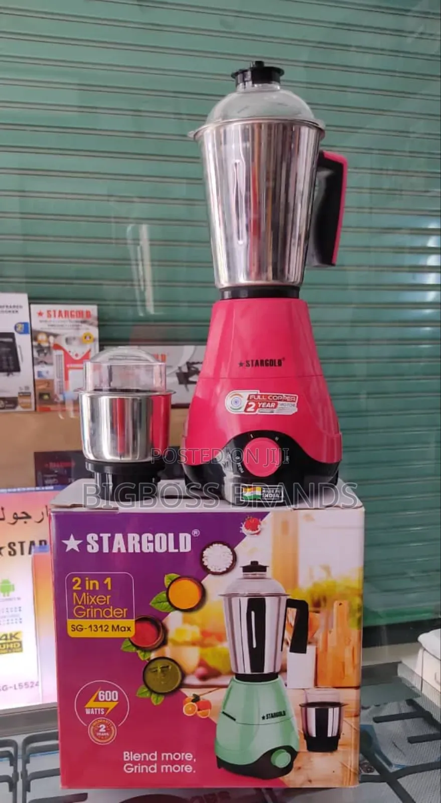 Stargold Mixer Grinder 2 in 1 Heavy Duty Jars