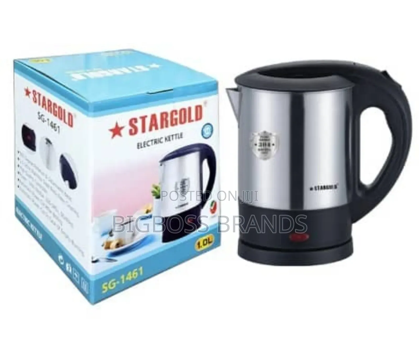 Stargold Electric Kettle Stainless Steel 1.0 LTR