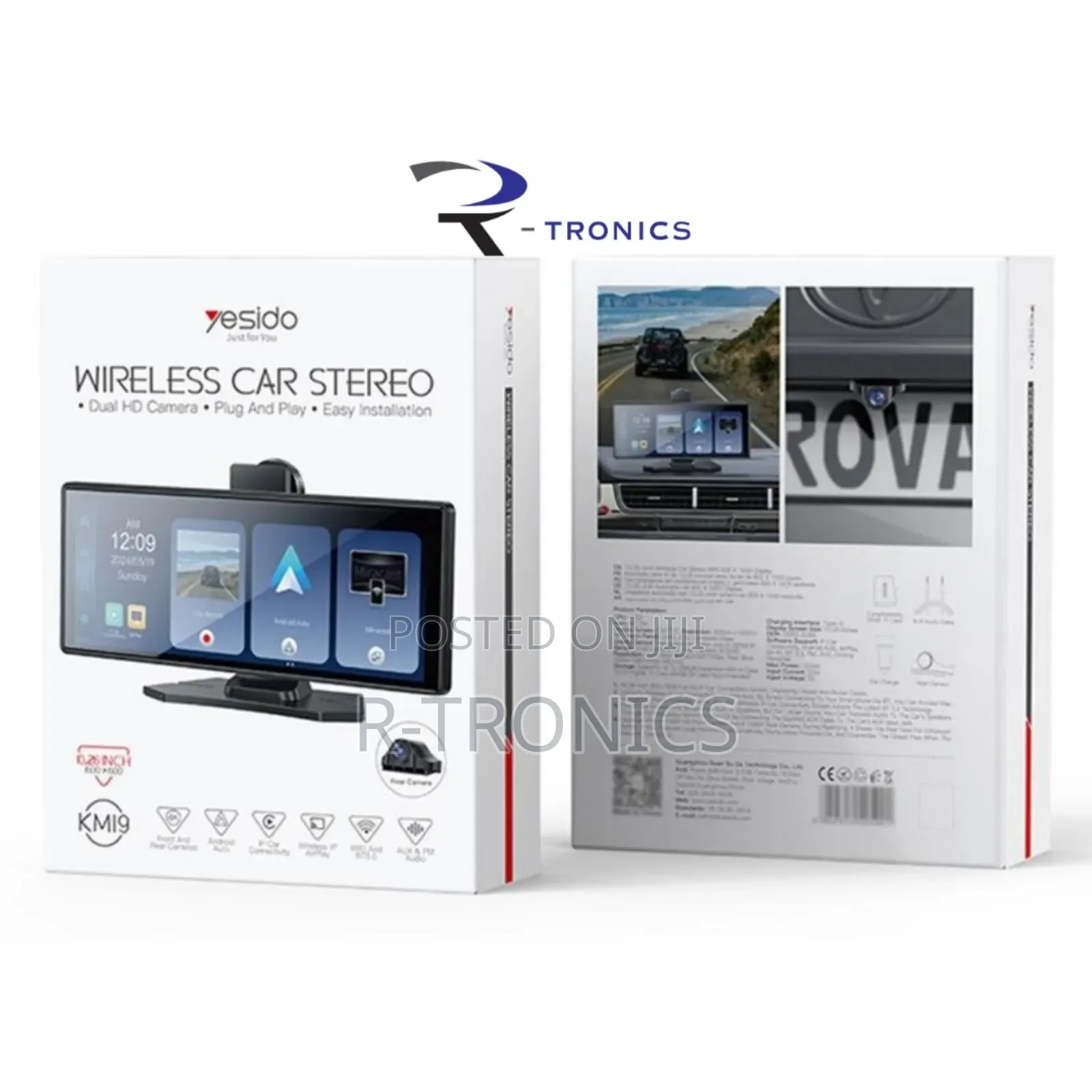 Yesido Km17 Car Multimedia Player With Carplay, Android Auto