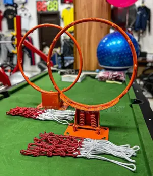 Basketball Hoop Ring Pair