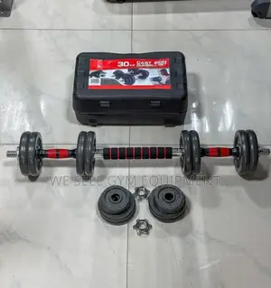 30kg Dumbbell With Mini Barbell
