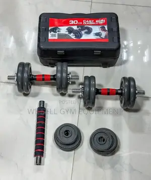 30kg Dumbbell With Mini Barbell