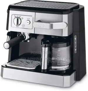 De'longhi Combi Espresso and Coffee Machine - Silver, Bco420
