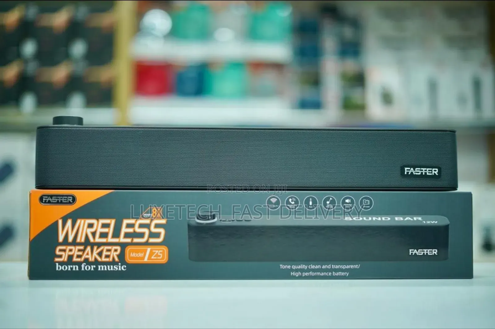 Faster Z5 Wireless Speaker Soundbar for Music,Audio Playback