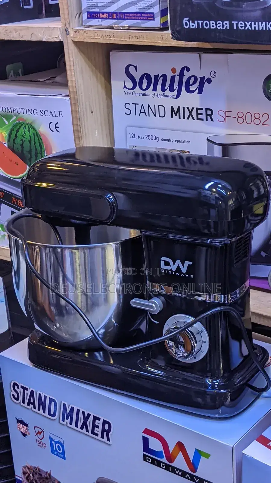 Electric Stand Mixer 10l Dw Digiwave