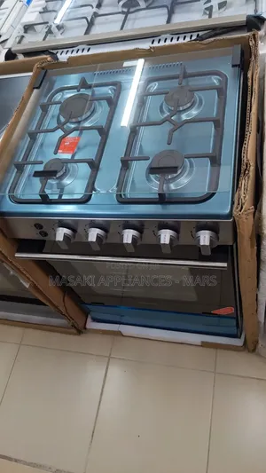 Hisense Gas Cooker Hc65212ax 60cm Cast Iron Lid Timer Steam