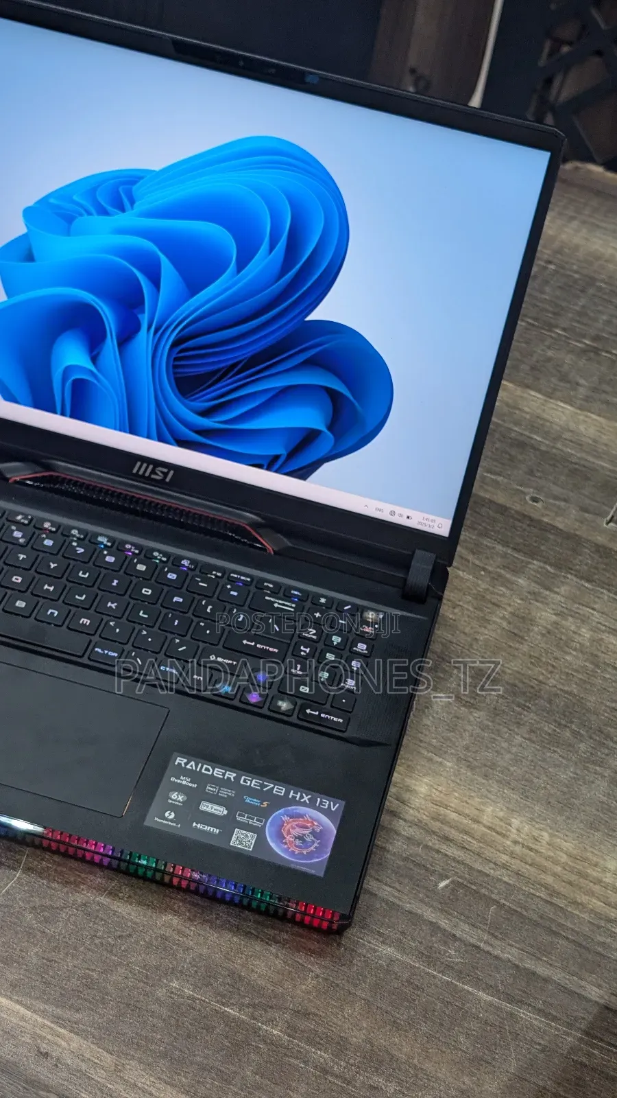 Laptop MSI Raider GE78 32GB Intel SSD 512GB