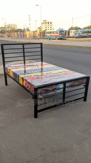 Metal Bed 4x6 and Mattress Inch 8
