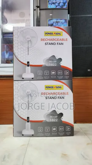Power King Rechargeable Stand Fan Pk-CSF 1822