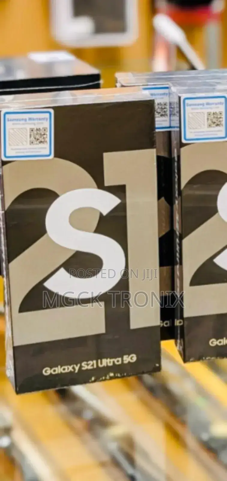 New Samsung Galaxy S21 Ultra 5G 128 GB Black
