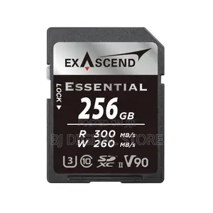 Exascend 256gb Essential Uhs-Ii SDXC Memory Card