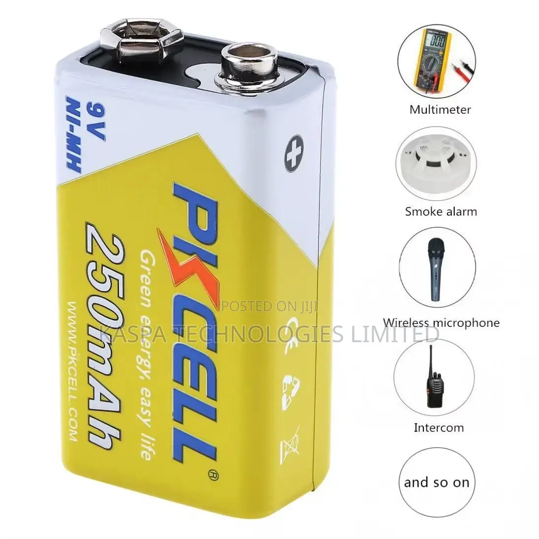 9v Rechargeable Battery