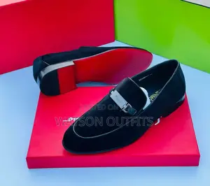 Deep Black Ferragamo Shoes