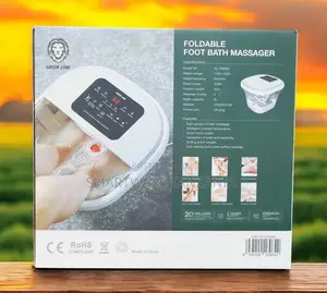Foot Spa Bath Massager, Heat Bubbles And Vibration Massa