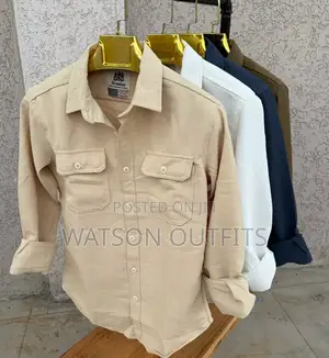 Double Pocket Shirts Za Material Ya India