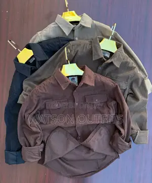 Double Pocket Shirts Za Material Ya India