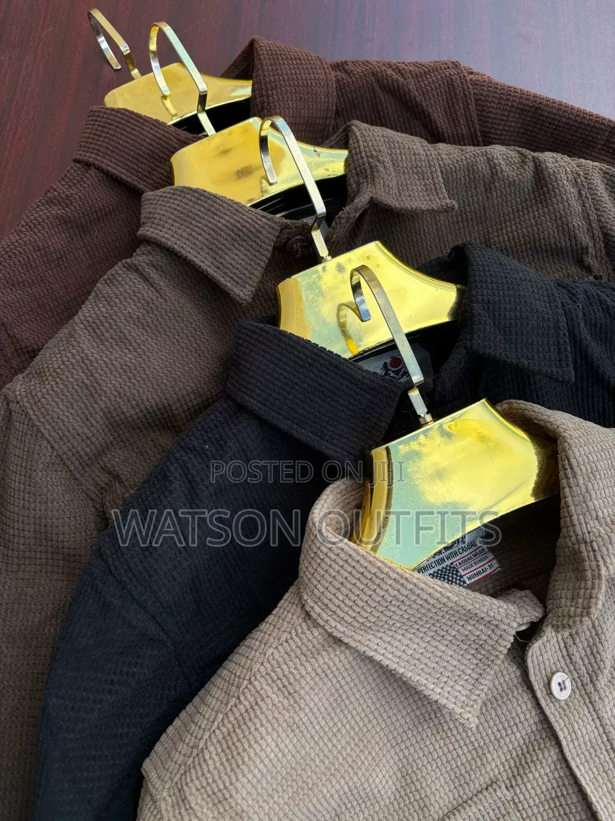 Double Pocket Shirts Za Material Ya India