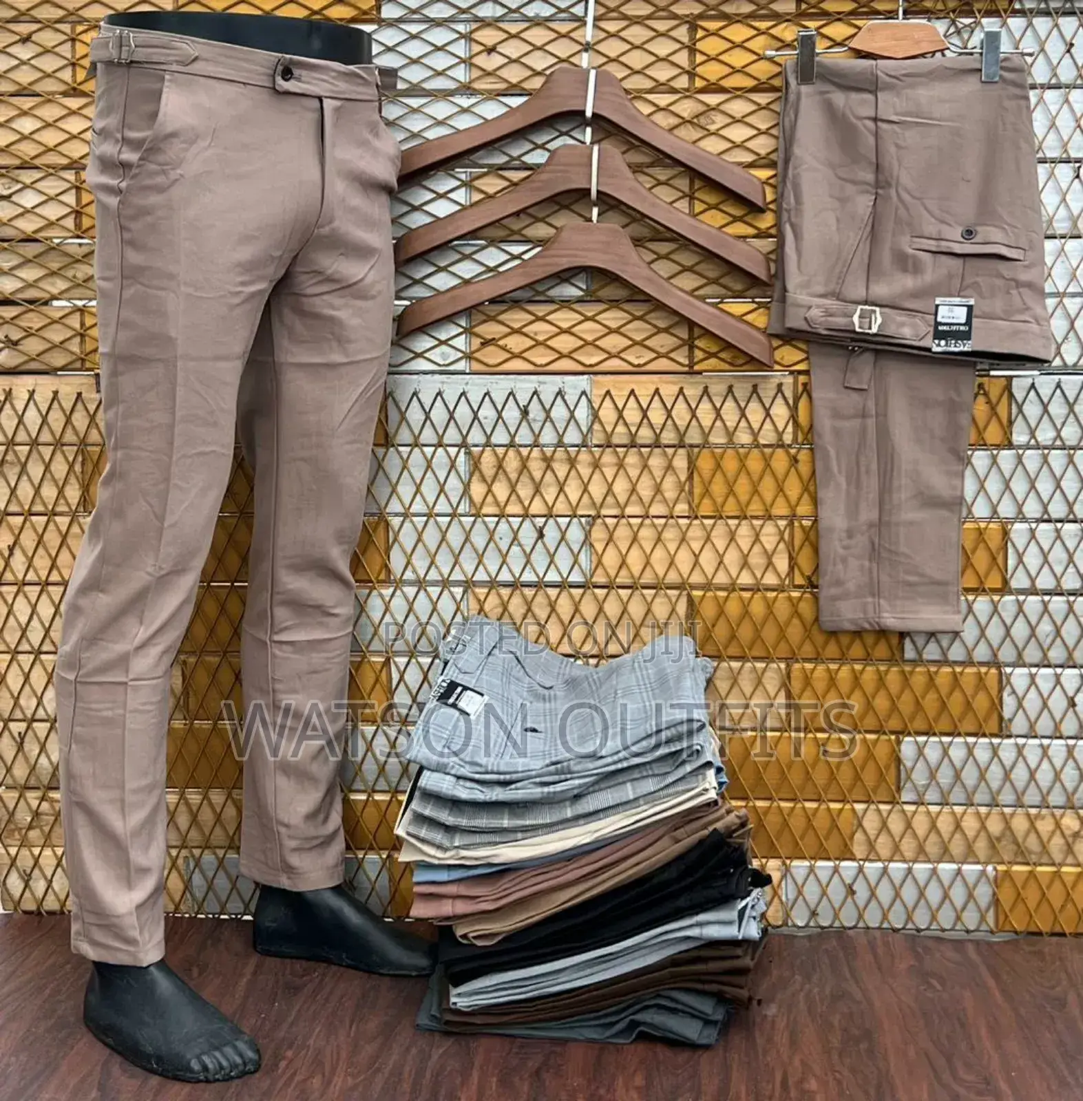 Suruali Za Kitambaa Safi Za Pamba