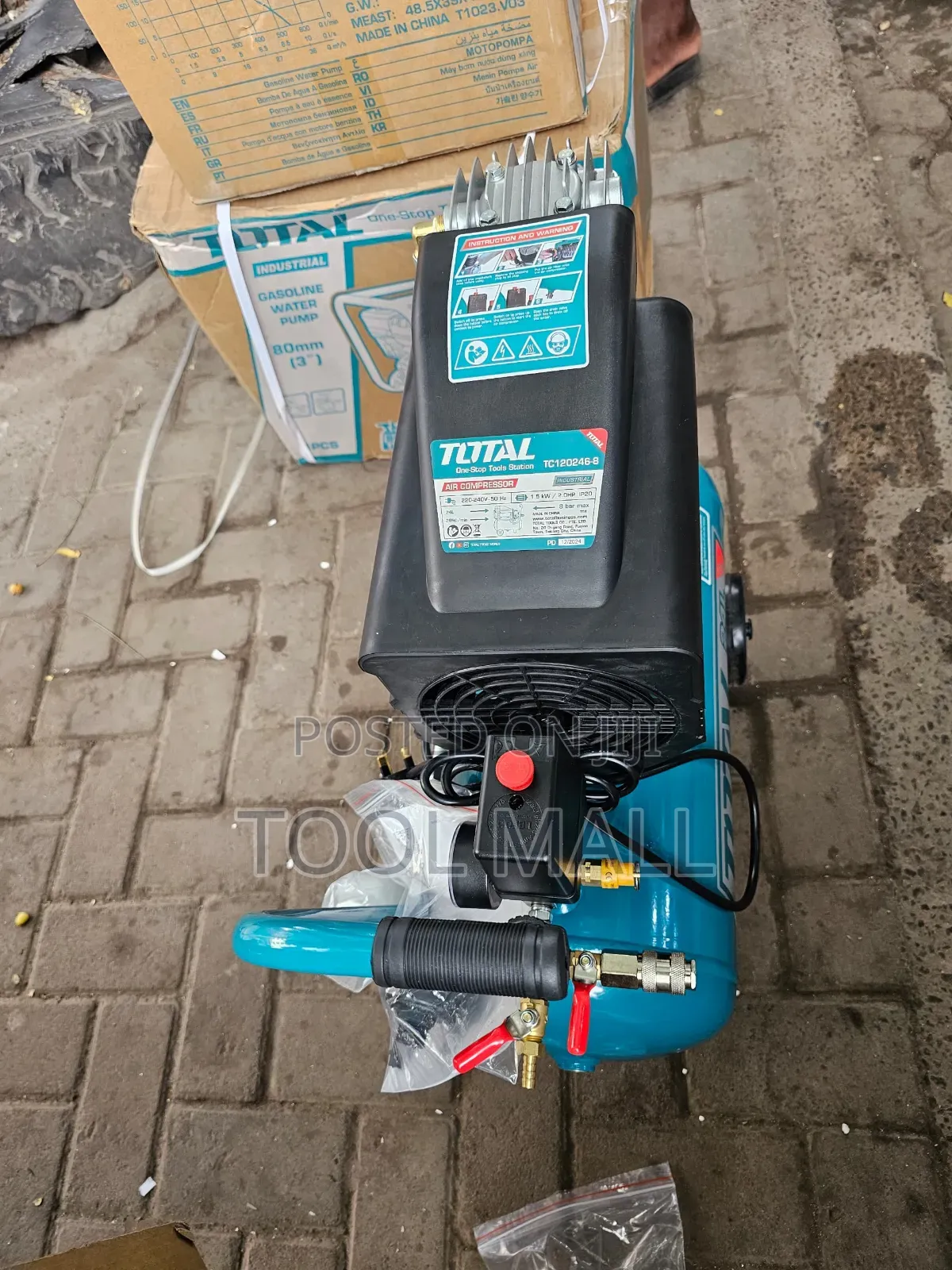 Total Air Compressor 24l Tc120246-8 or Tc120246