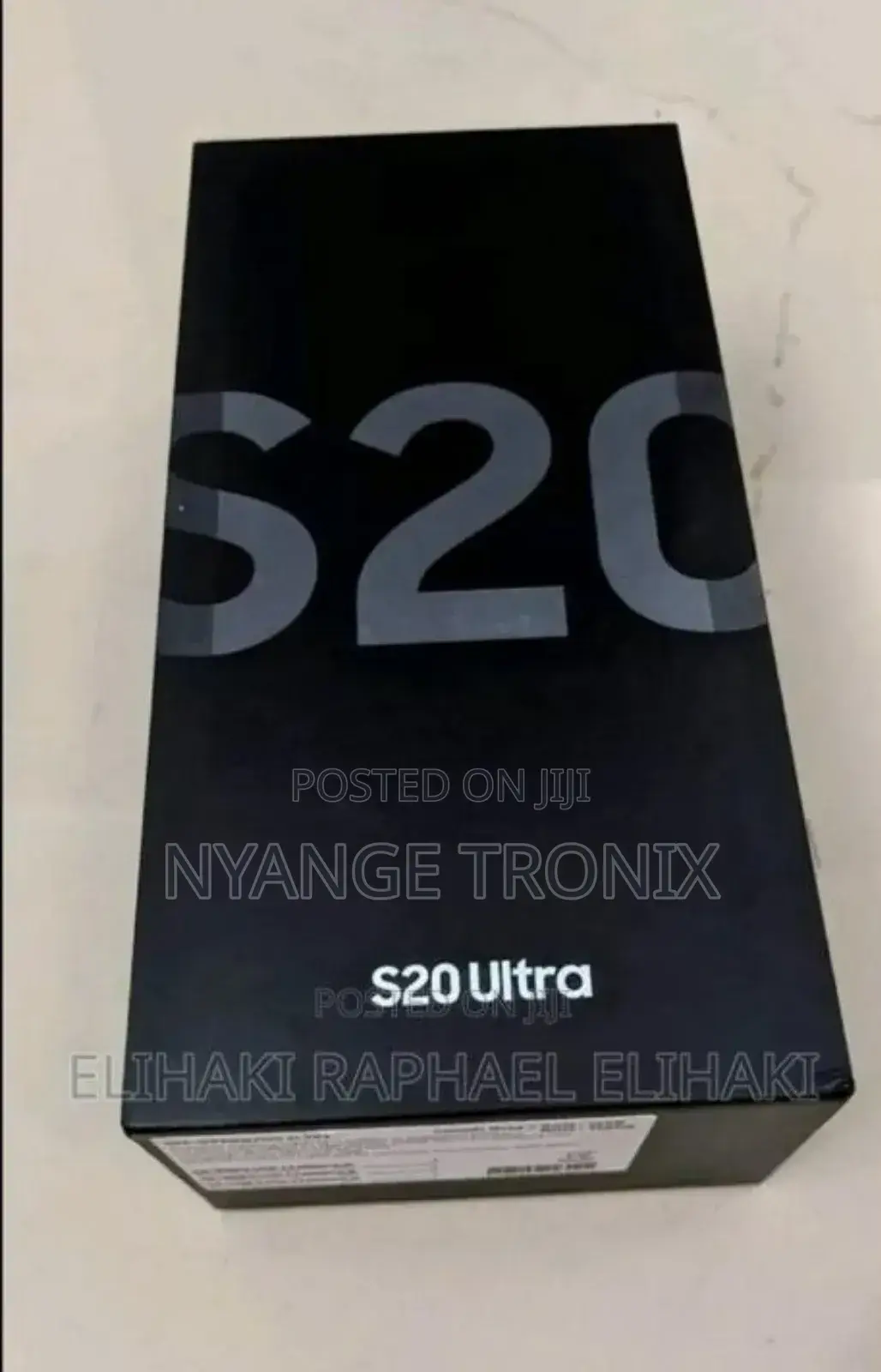 New Samsung Galaxy S20 Ultra 5G 128 GB Black