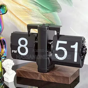 Retro Flip Over Table Clock