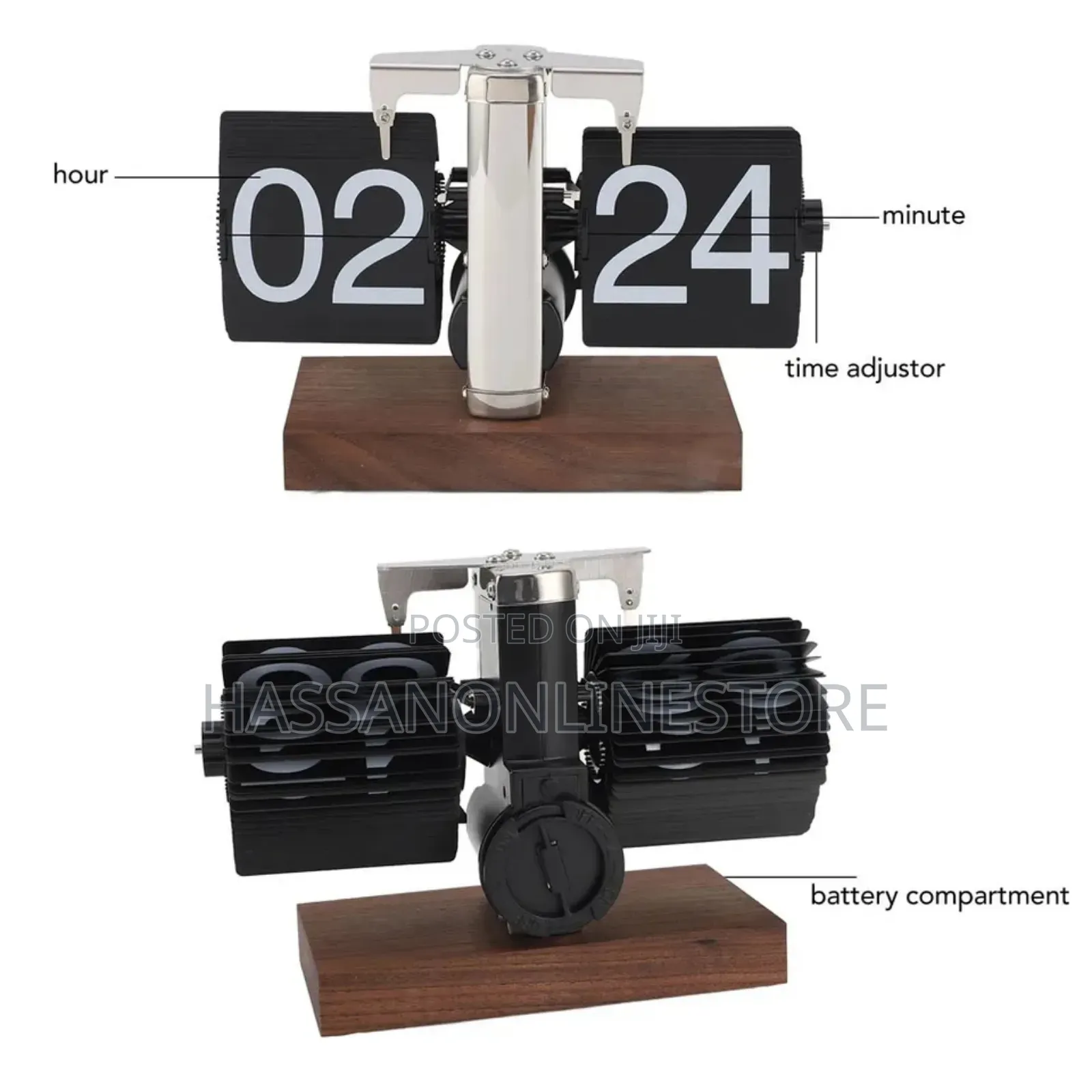 Retro Flip Over Table Clock