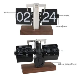 Retro Flip Over Table Clock