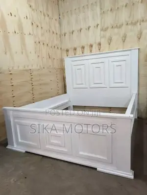 Kitanda Cha Mbao/Wooden Bed 5 by 6