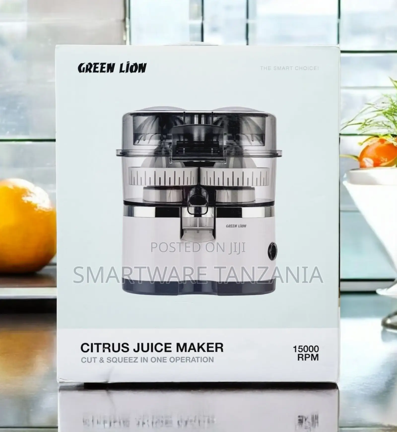 Citrus Juice Maker - Powerful 100w Motor, Lifting Squeeze