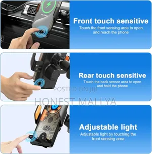 Wireless Car Charger Phone Holder Mount,