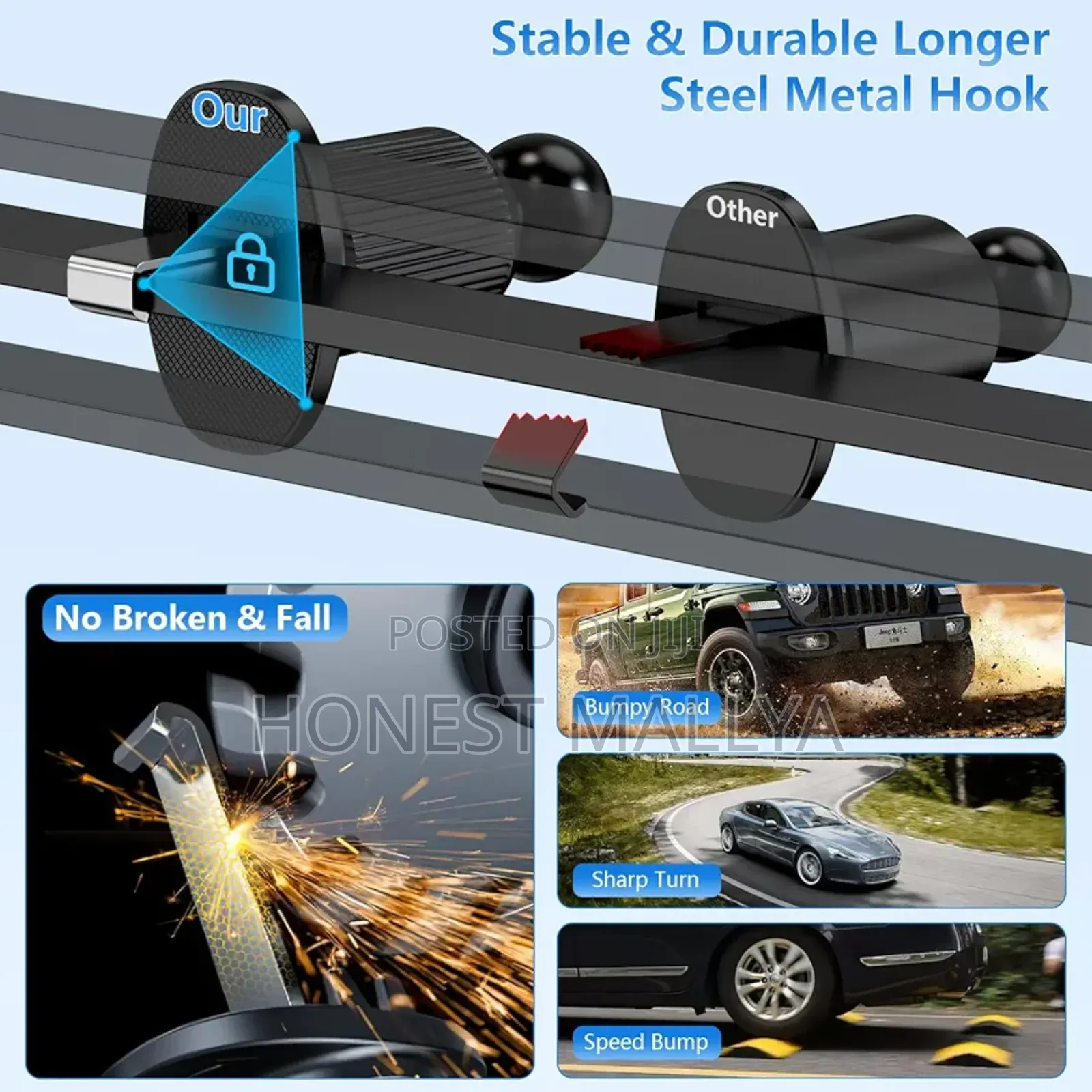 Wireless Car Charger Phone Holder Mount,