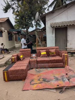 Sofa Set 2:2:1 L Shape Rangi Ya Brown
