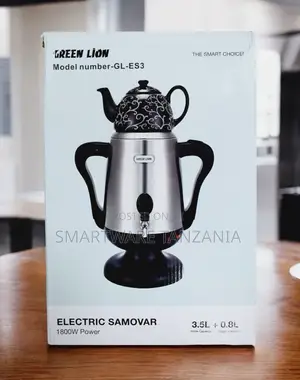 Green Lion Electric Samovar, 3.5l Kettle 800ml Teapot