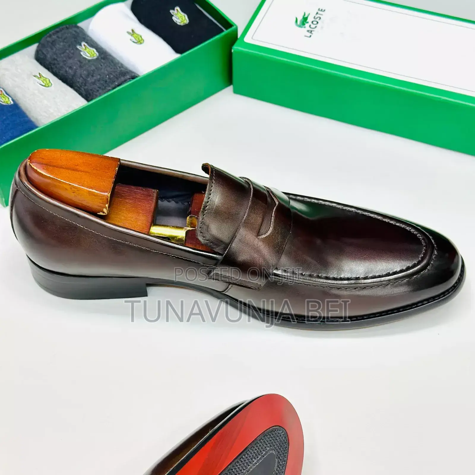 Mocca Lacoste Classic Men Shoes