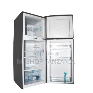 Boss Fridge Double Door 140 Liters Silver - Bs-110svr