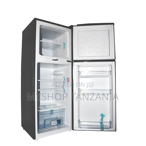 Boss Fridge Double Door 140 Liters Silver - Bs-110svr