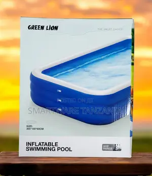 Inflatable Swimming Pool For Kids With Electric Air Pump