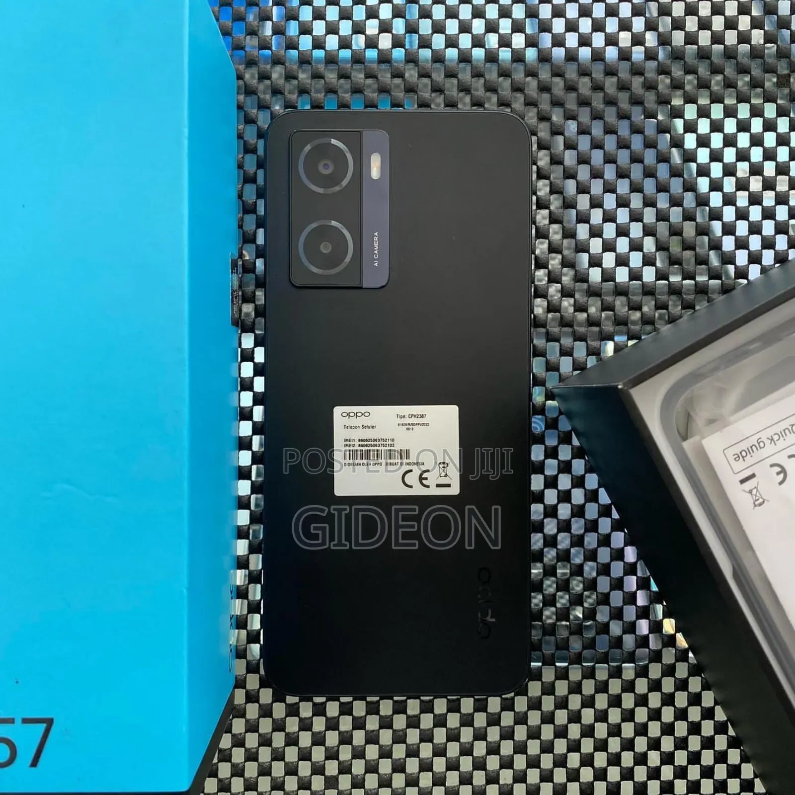 New Oppo A57 256 GB Black