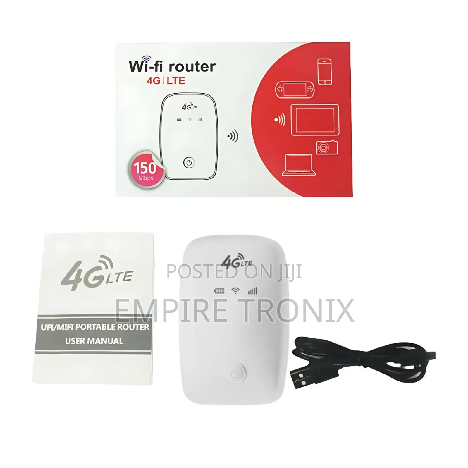 Wireless 4g Lte Wifi Router – White