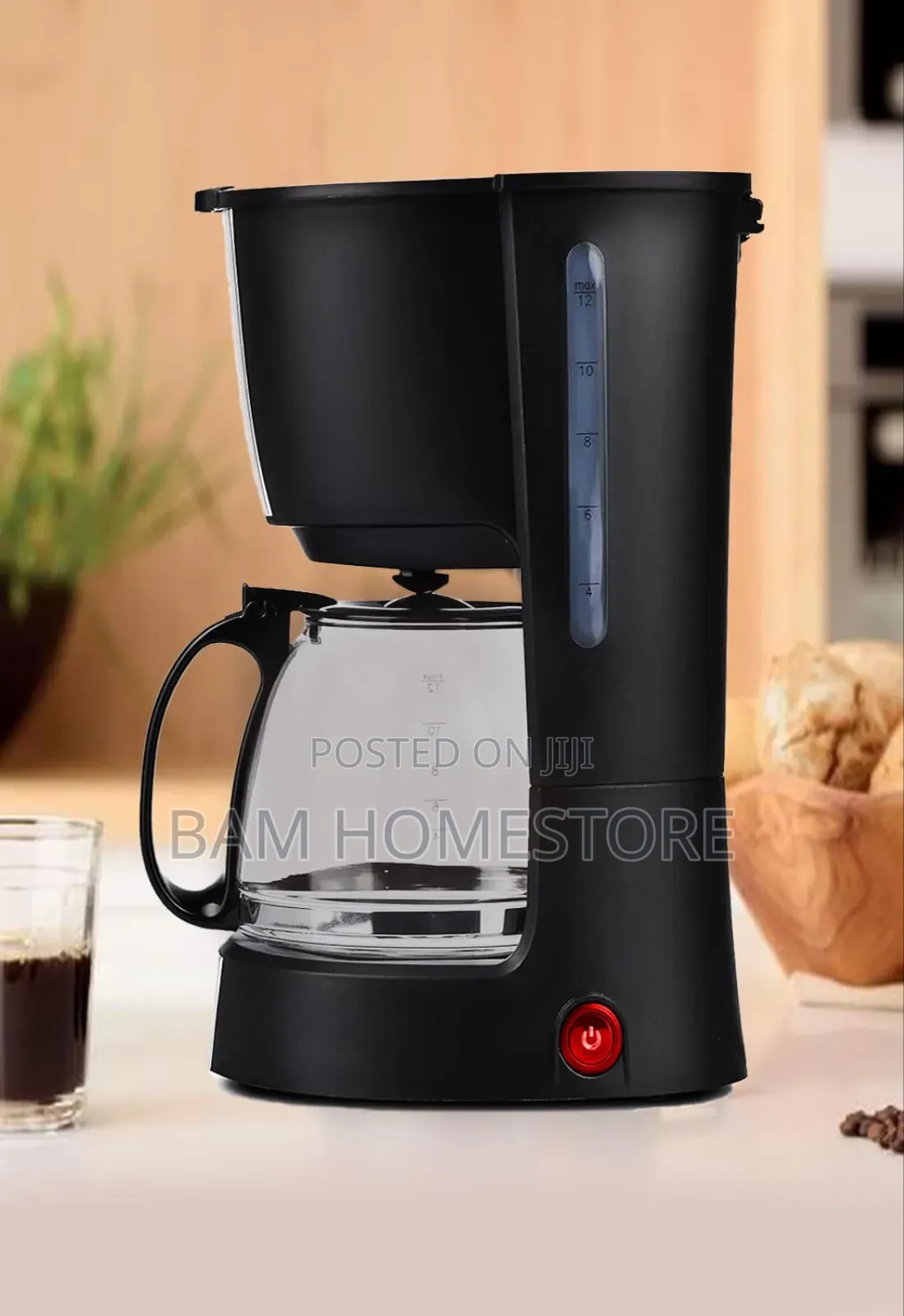 Drip Coffee Maker With Filter 6 Cups
