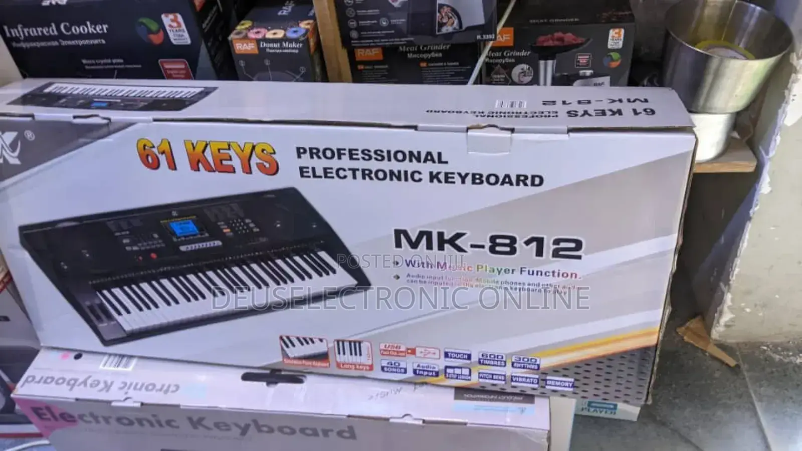 Electric Keyboard Mk-812 With Stand