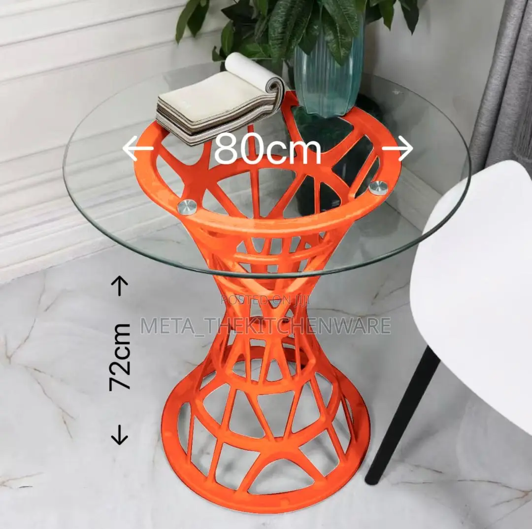 Modern Round Glass Table