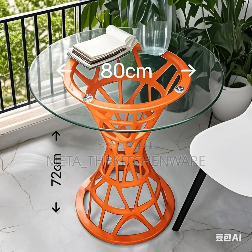 Modern Round Glass Table