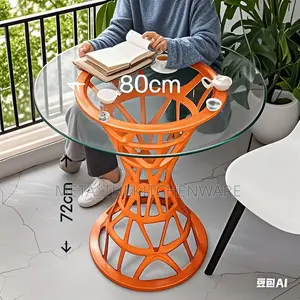 Modern Round Glass Table